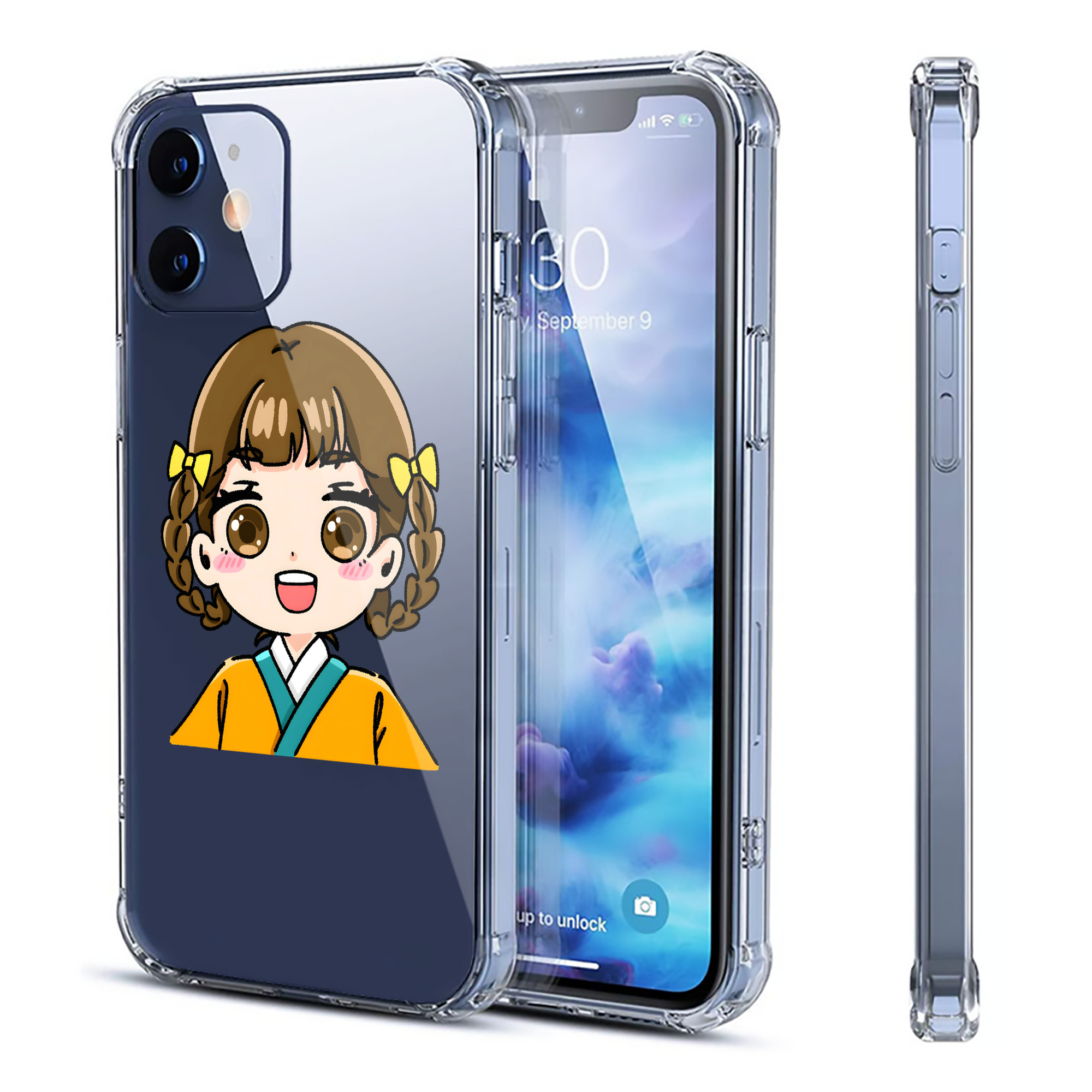（画像用） 薬屋のひとりごと The Apothecary Diaries 【iPhone 12シリーズ対応】透明スマホケース（クリアソフトケース）